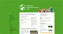 Desktop Screenshot of christliche-schule-gera.de